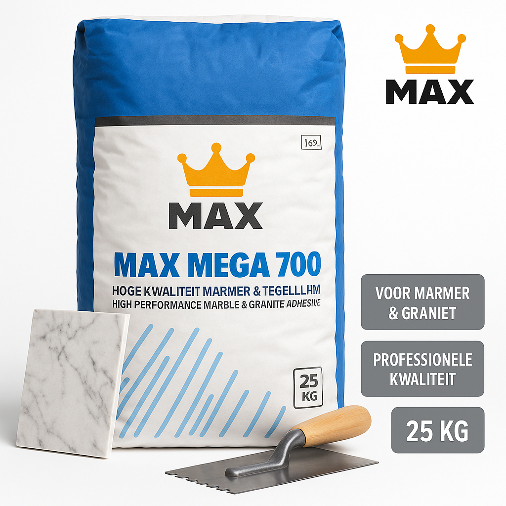 Max Tegellijm Grijs 25Kg