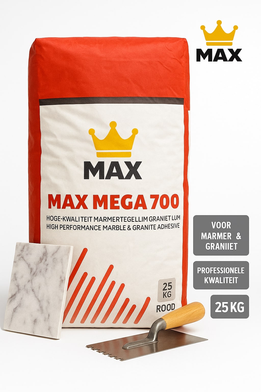 Max Tegellijm Wit 25KG